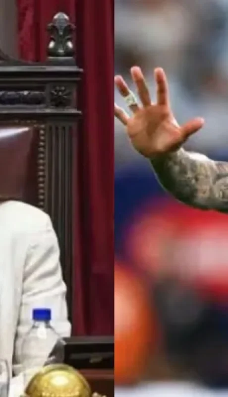 Victoria Villarruel y Enzo Fernández.