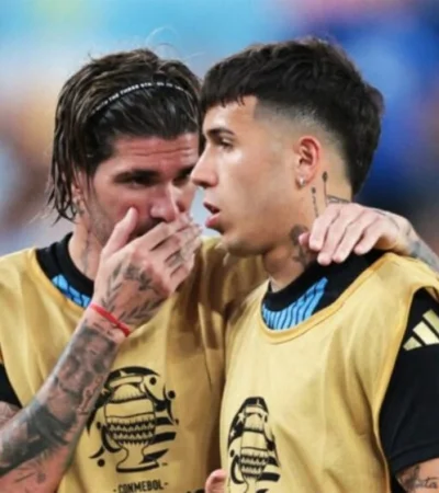 De Paul bancó a su compañero y amigo.