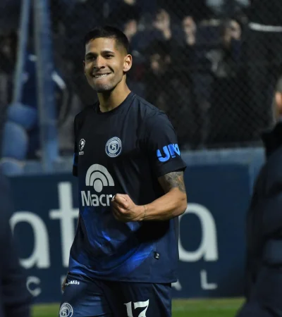 Ríos, el autor del único tanto de la noche.