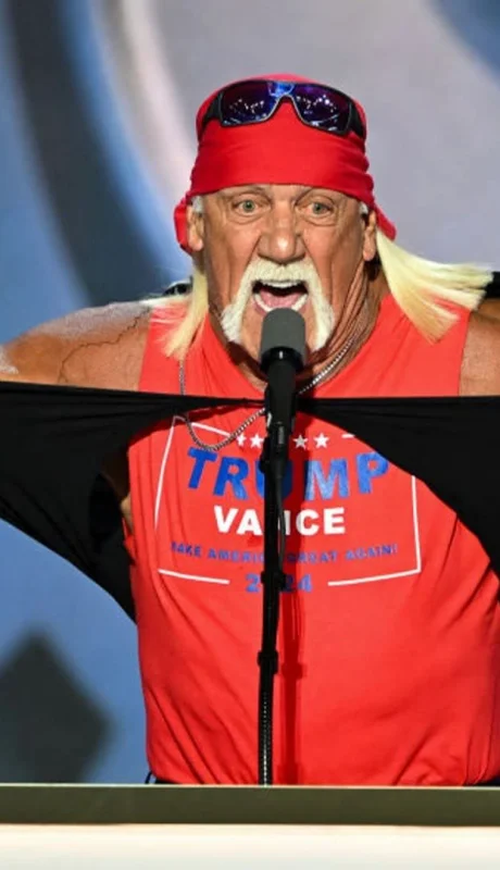 Hulk Hogan apareció con un enardecido mensaje apoyando a Trump.