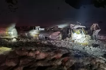 Un camión volcó en la zona de caracoles sin que haya que lamentar víctimas