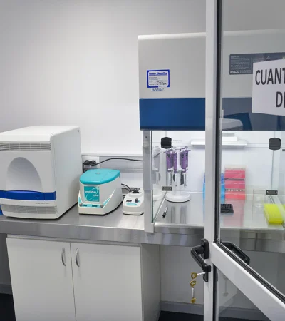 Laboratorio del registro de huellas genéticas