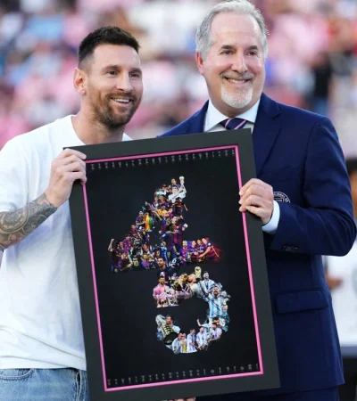 El Inter Miami rinde tributo a Messi, ¡el rey de los títulos!
