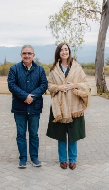 Victoria Villarruel estuvo en Catamarca escuchando a la gente. /