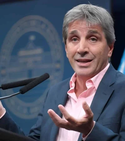 El ministro de Economía, Luis Caputo.