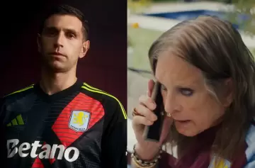 Imperdible: Dibu Martínez y Ozzy Osbourne presentaron la nueva camiseta del Aston Villa