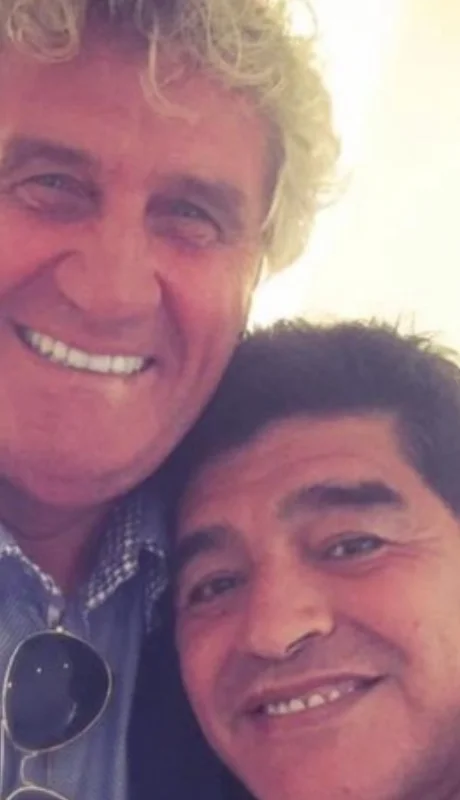 Diego Maradona y Jean Marie Pfaff.