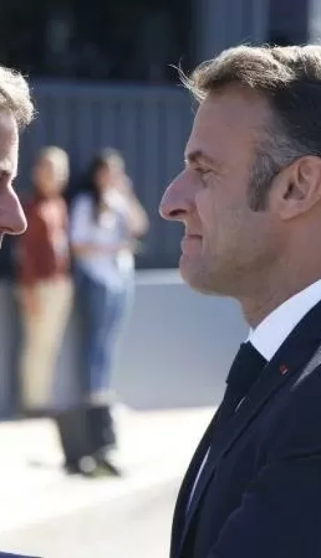 Macron y su ex primer ministro Attal