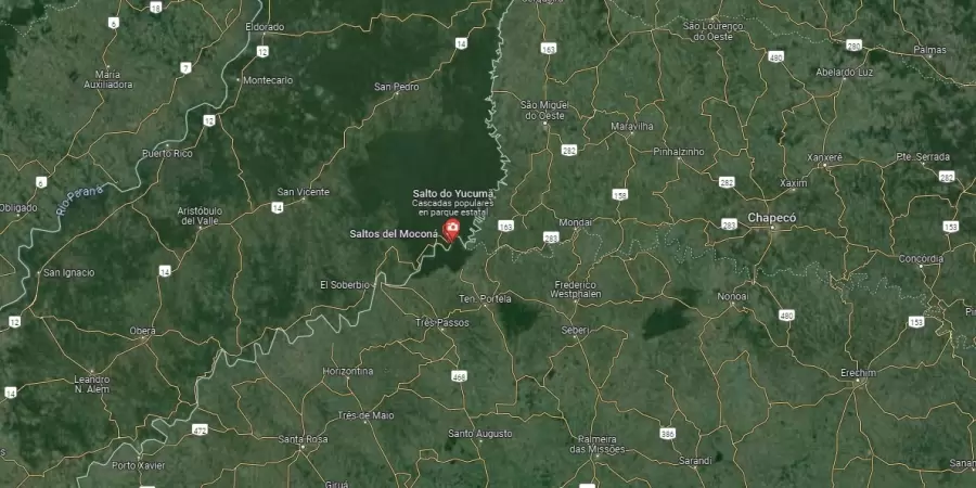 Saltos del Moconá (Mapa)