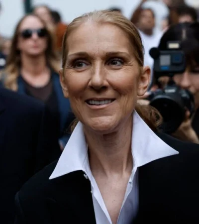 Celine Dion estuvo recorriendo el Louvre