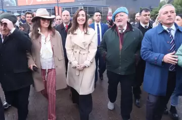 Victoria Villarruel visita la Rural y critica las retenciones al agro