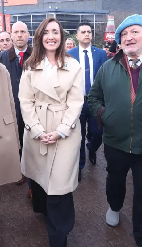 Llegada de Villarruel a la exposición