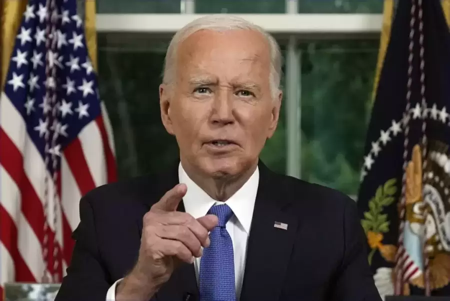 Biden se mostró muy reflexivo en un sentido discurso de 11 minutos