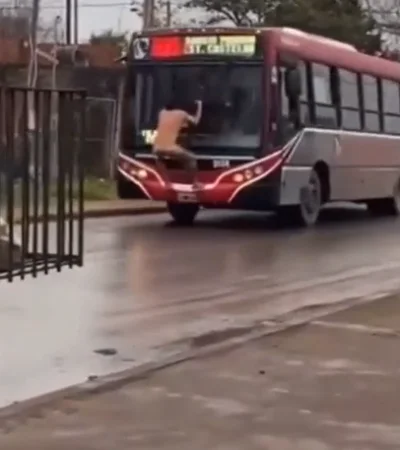 El episodio pareció no sorprender demasiado a los residentes.