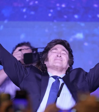 El presidente Javier Milei, un "outsider" que eclipsó a varias figuras hoy relegadas a un segundo plano.