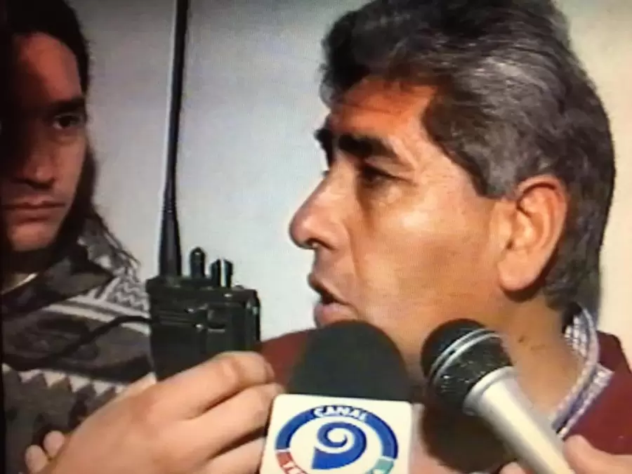 Alberto Garro cuando dirigía Atlético San Martín