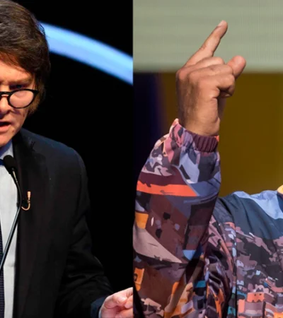 Javier Milei y Nicolás Maduro