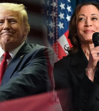 Donald Trump Vs. Kamala Harris.