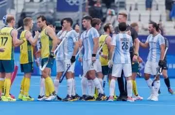 Los Leones perdieron con Australia en su debut olímpico en París 2024