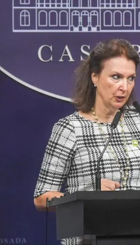 Canciller Diana Mondino.