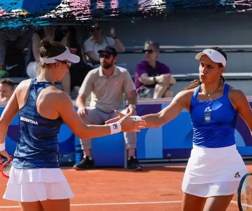 Nadia Podoroska y Lourdes Carlé