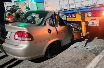 Tragedia en Santa Rosa: violento choque en la Ruta 7 deja un fallecido y dos heridos