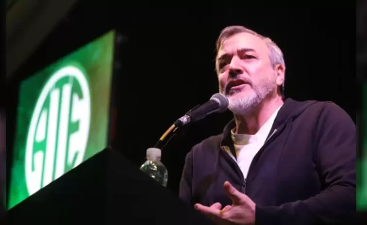 Rodolfo Aguiar, secretario general de ATE Nacional (Asociación de Trabajadores del Estado).