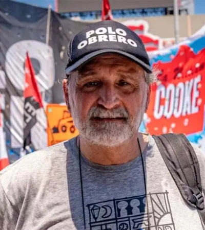 Eduardo Belliboni, referente del Polo Obrero.