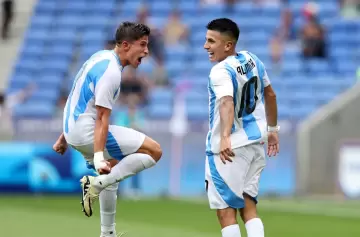 Fútbol masculino: Argentina le ganó a Ucrania y clasificó a cuartos de final
