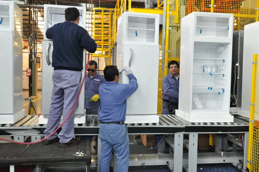 Producción de heladeras