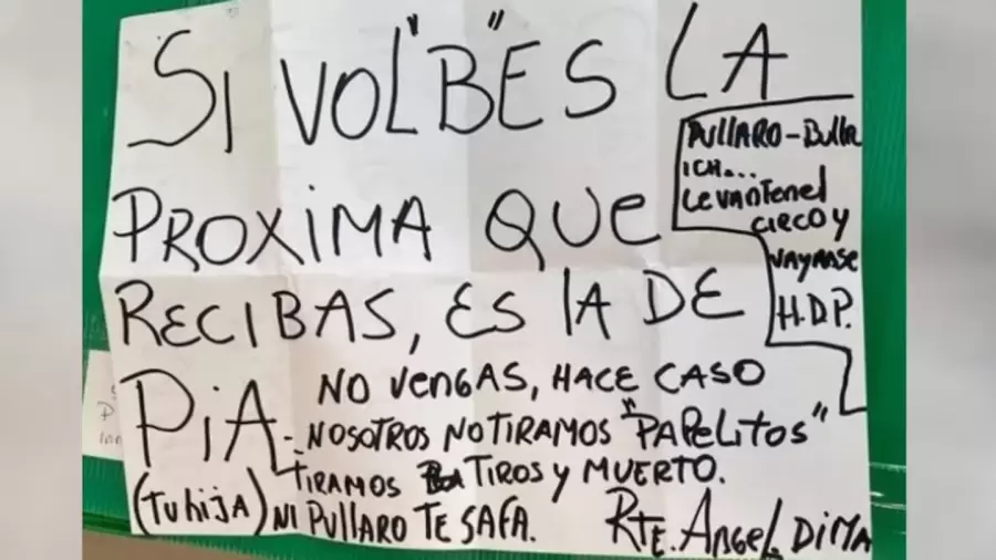 Amenazas a Di María. FOTO: Rosario3