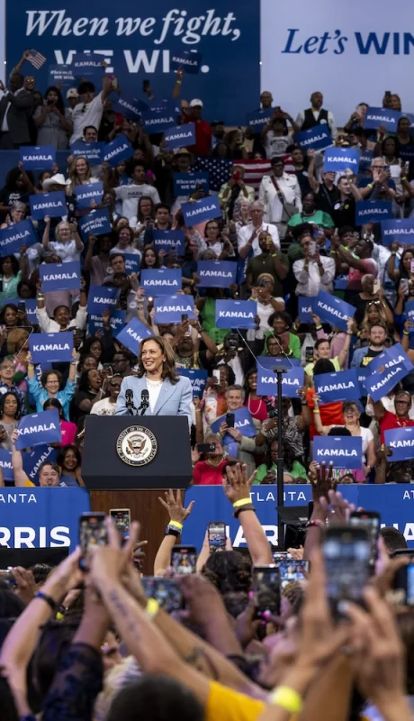 La candidata demócrata a la Casa Blanca Kamala Harris.