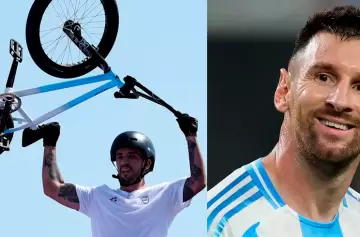 El mensaje de Messi al "Maligno" por ganar la dorada en el BMX