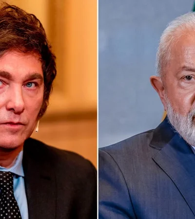 Javier Milei y Lula Da Silva.