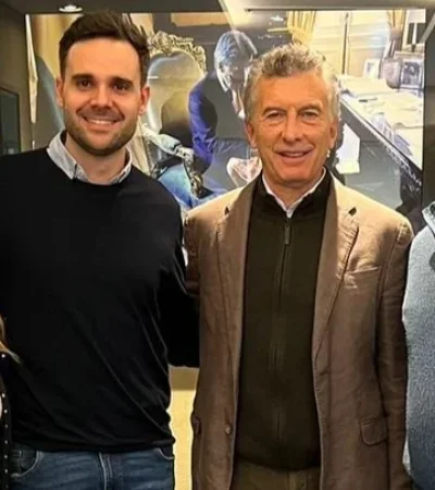 Mauricio Macri recibió a Gabriel Pradines/