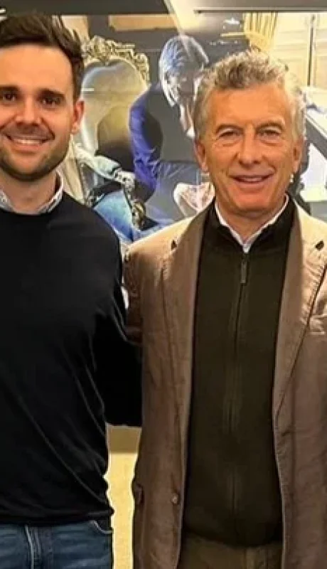 Mauricio Macri recibió a Gabriel Pradines/