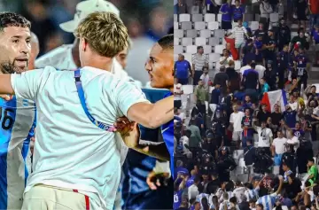 Repudiable: jugadores franceses les gritaron el triunfo a los hinchas argentinos