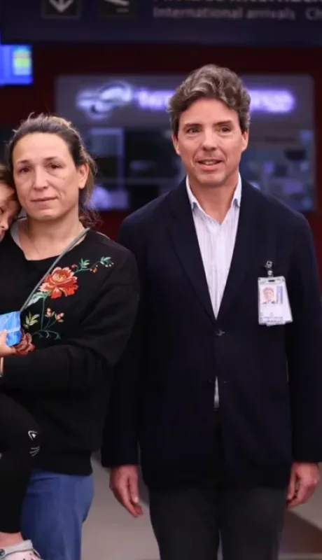 Arribo de los diplomáticos expulsados por el régimen chavista