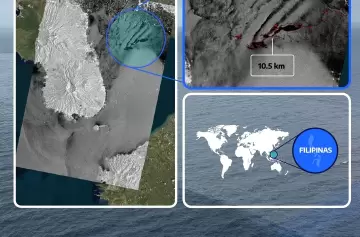 Un satélite argentino captó un naufragio en Filipinas y evitó una tragedia
