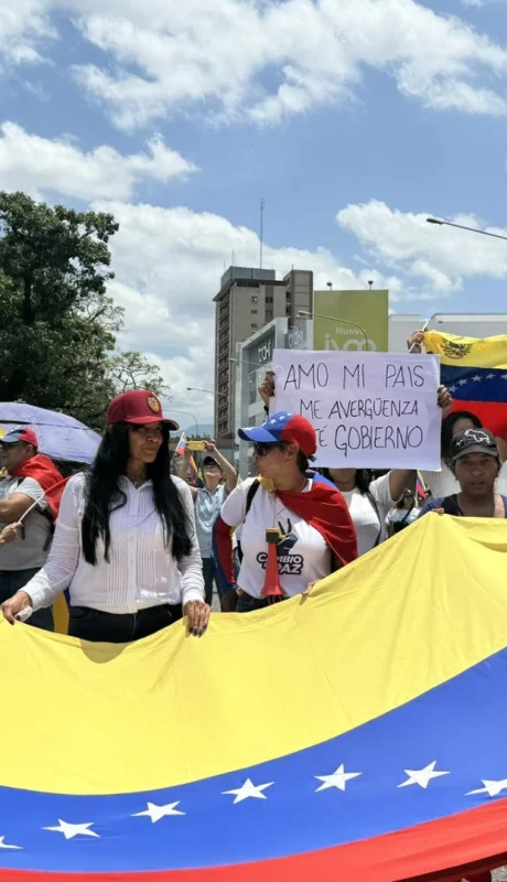 Marcha en Venezuela contra Nicolás Maduro