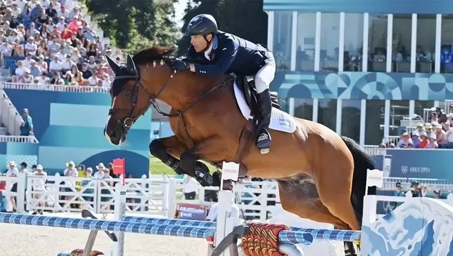José María Larocca jinete argentino que culminó su participación en los JJOO