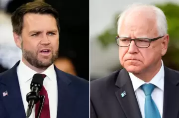 Tim Walz trató de "rari" al candidato a vice, J.D. Vance, y lo desafió a debatir