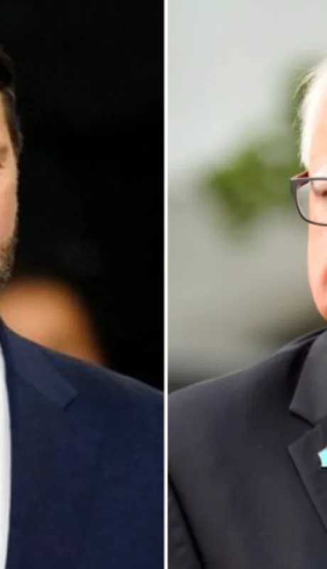 J.D. Vance y Tim Walz, contrincantes para lograr la vicepresidencia de EE.UU.