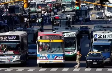 Colectivos: rige aumento del 7% en las líneas nacionales que circulan en el AMBA