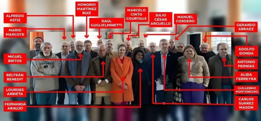 La foto de los diputados de LLA junto a represores en la cárcel