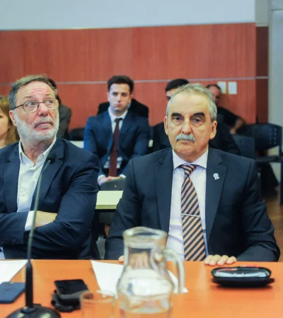 El exfuncionario en uno de los debates del juicio.