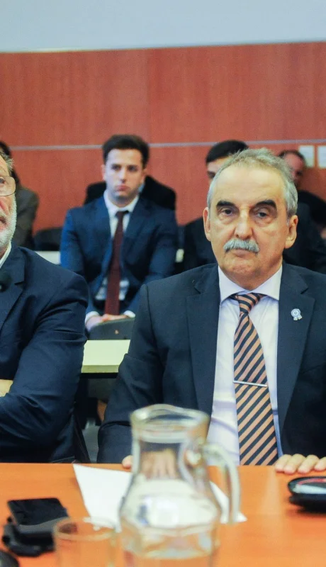 El exfuncionario en uno de los debates del juicio.