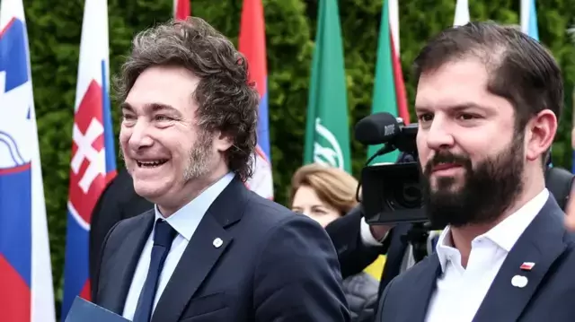 Javier Milei y Gabriel Boric van de la mano respecto a Venezuela