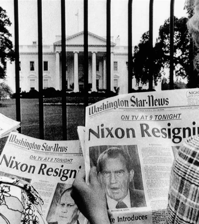 Richard Nixon renunció el 8 de agosto de 1974.
