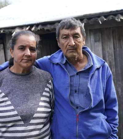 María Noguera y José Peña, padres de Loan. Foto: web